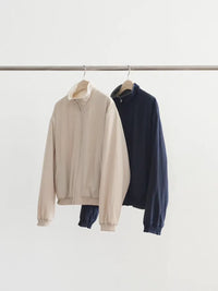 Korean APM Collection Ounce Reversible Fleece Zip-Up Jacket - Grey (Instock)