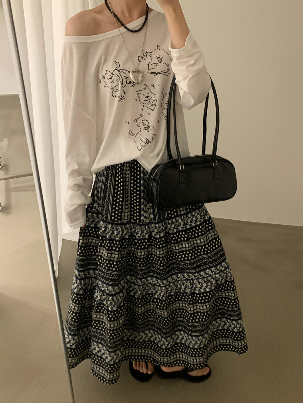 Kelly Designs Casual Graphic Sun Shirt – Puppies Long Sleeve (Instock)