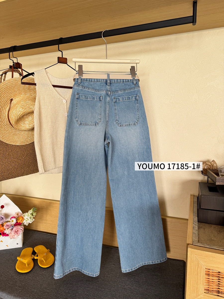 Kelly Designs Front Pocket Jeans With Belt (Instock)