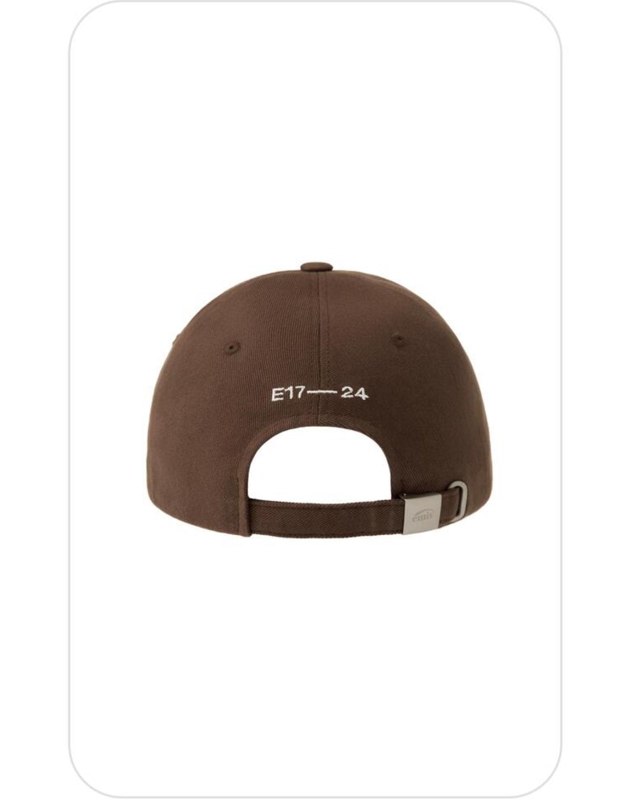 EMIS HEART WAPPEN BALL CAP-BROWN (Instock)