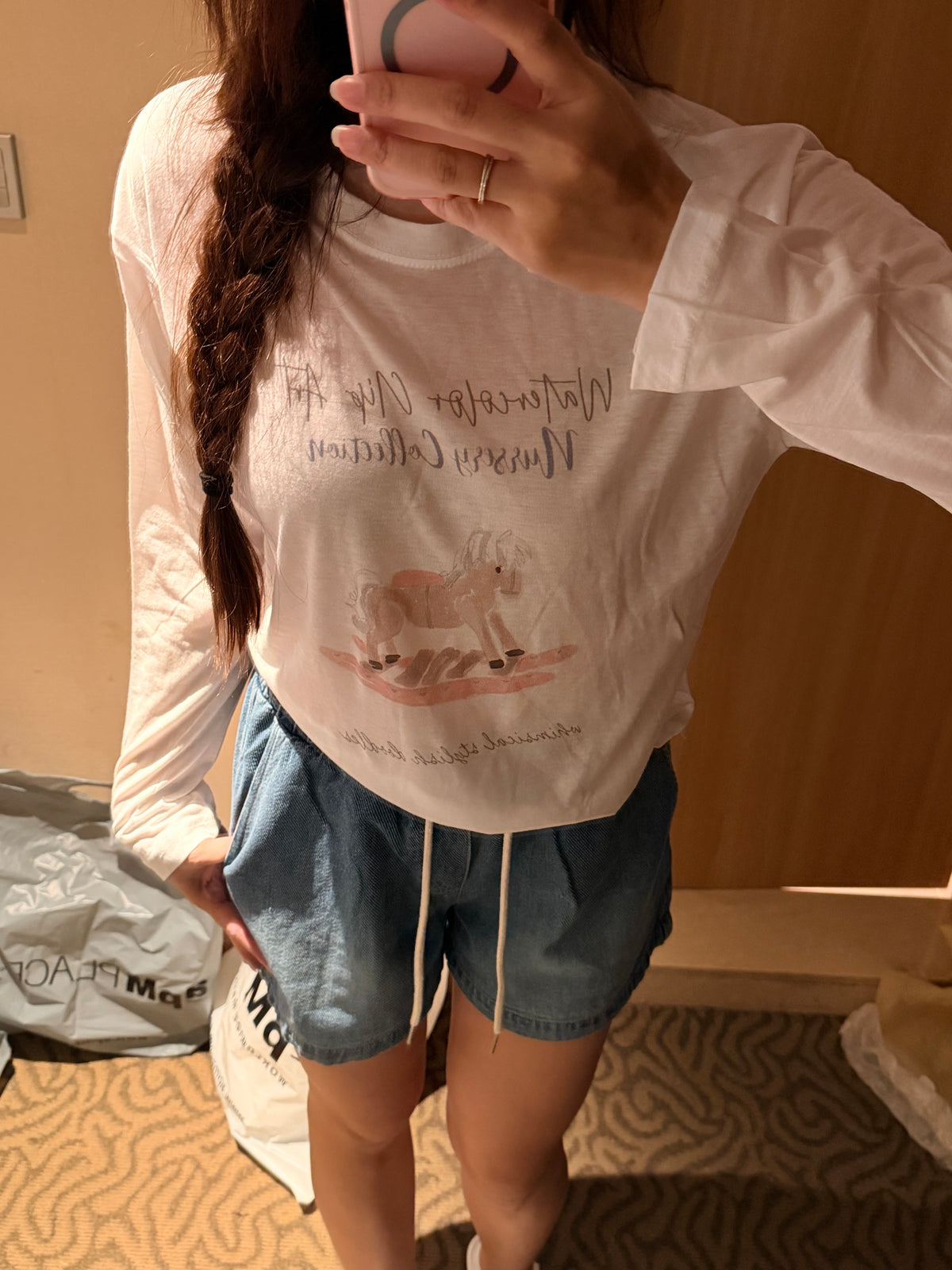 Korean APM Collection Sun Cover Long Sleeves Top-2 Colors (Instock)