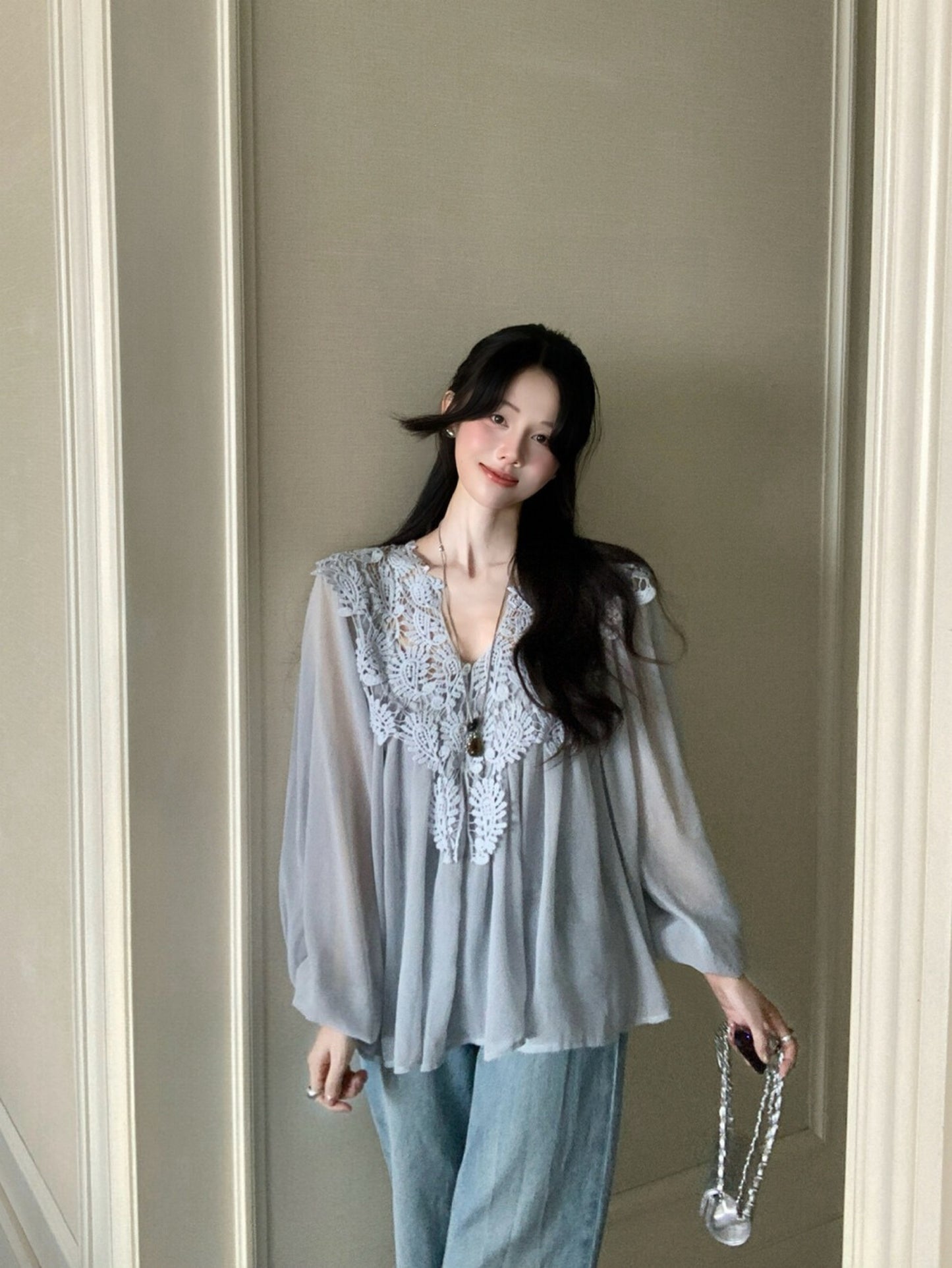 Kelly Designs 2 Colors Lace Top (Instock)