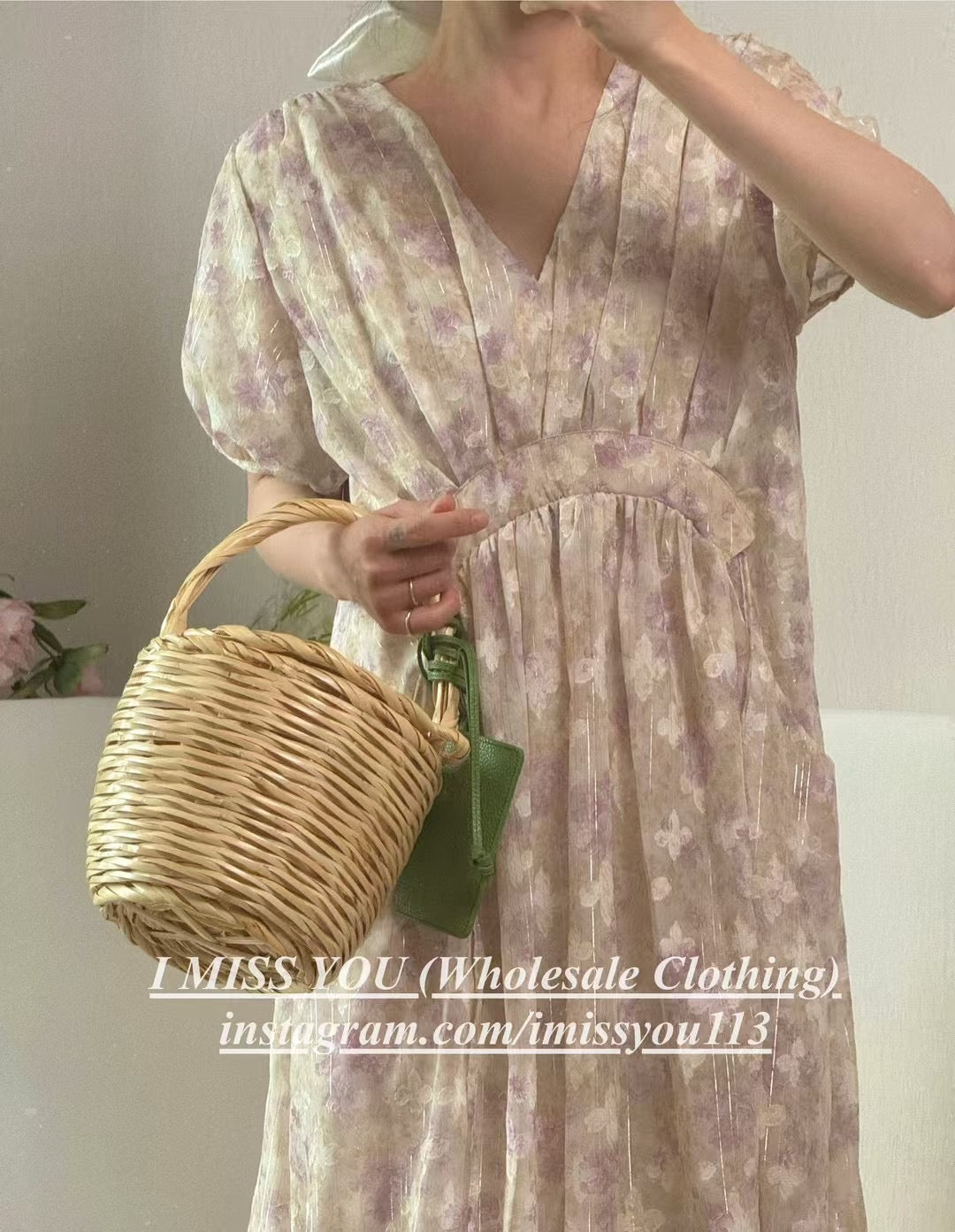 Korean APM Collection I Miss You Yellow Dress (Instock)