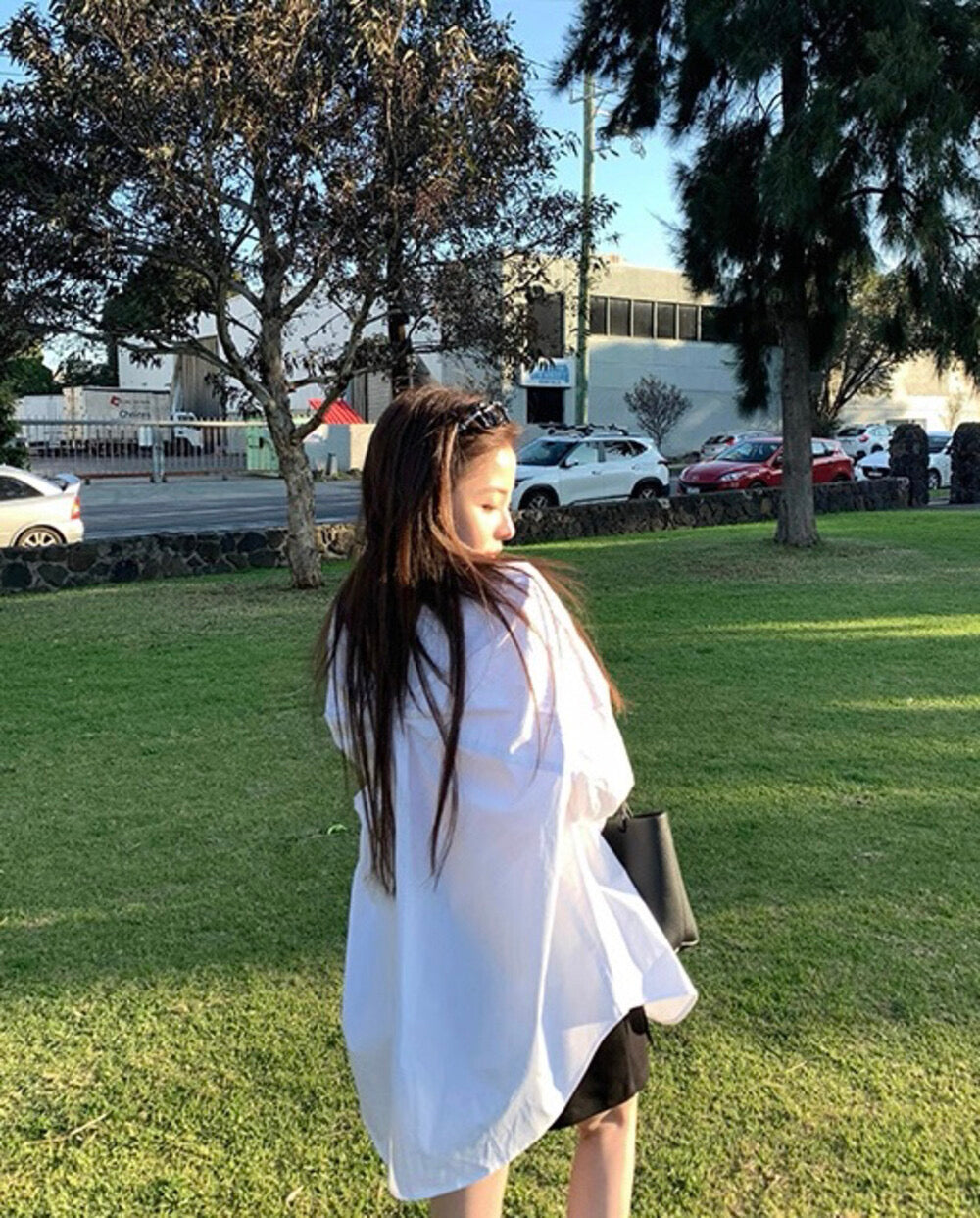 Kelly Designs 2 Colors Back Ribbon Shirt (Instock)