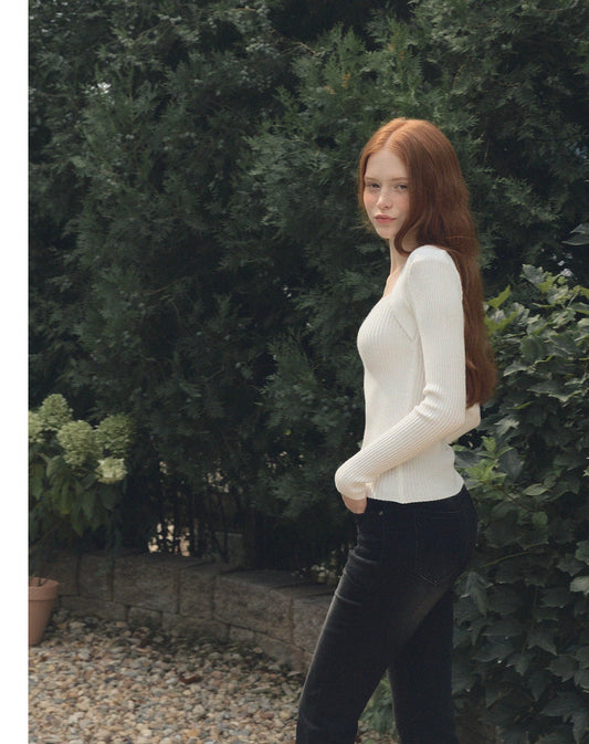 Korean Collection Inlet Bolero Long Sleeves Knit 4 Colors (Instock)