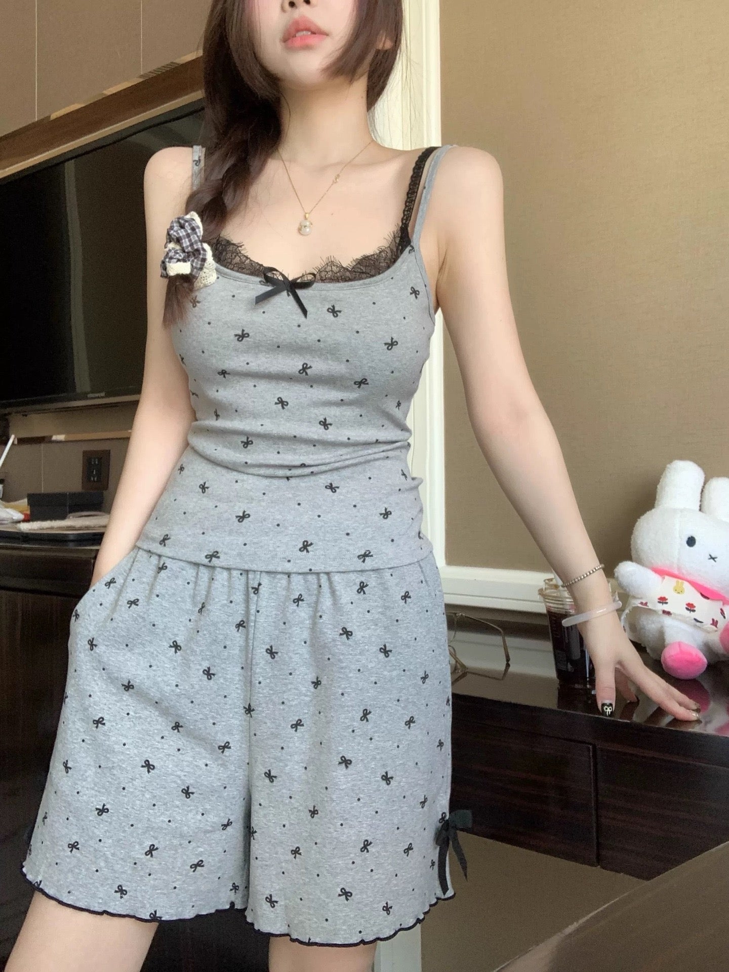 Kelly Designs Pajamas with built-in bra (Instock)