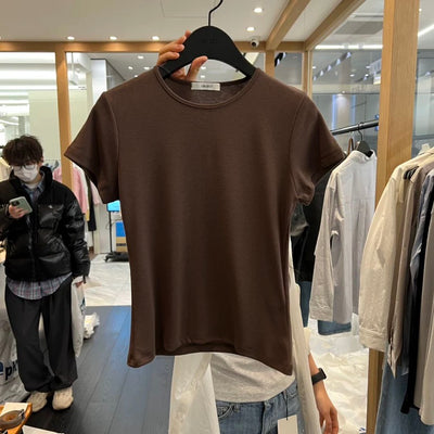 Korean APM Collection Slim Strech Tshirt-6 Colors (Instock)