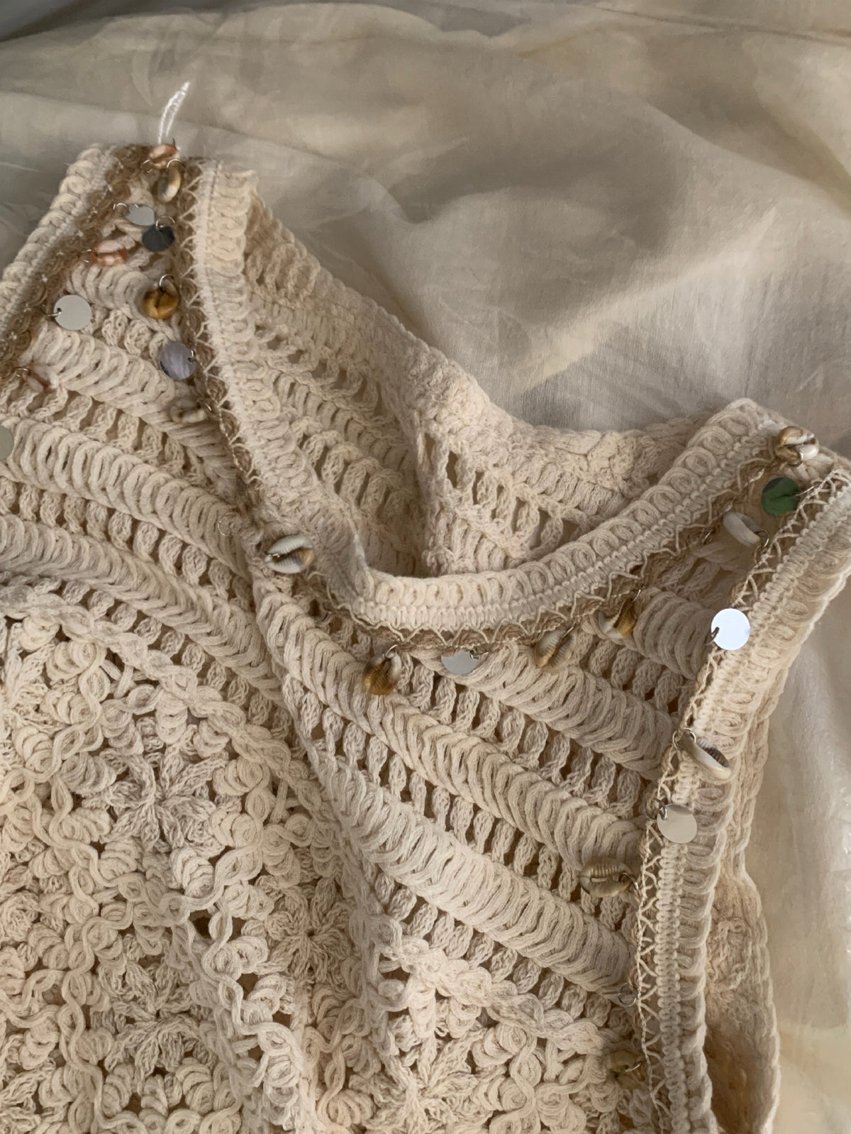 Kelly Designs Hollow-out knitted Tank Top (Instock)