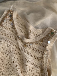 Kelly Designs Hollow-out knitted Tank Top (Instock)