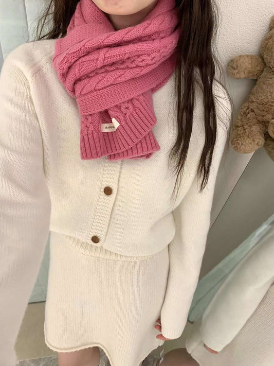 Kelly Designs Full wool hemp flower scarf (Instock)