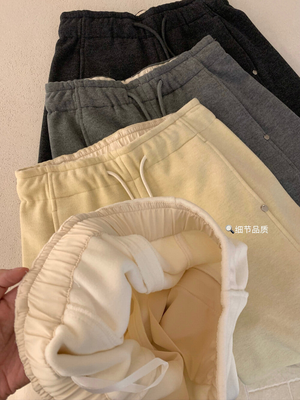 Kelly Designs Fleece-Lined Wool Blend Relaxed Blade-Cut Pants | Upgraded Baby Fleece (Instock)