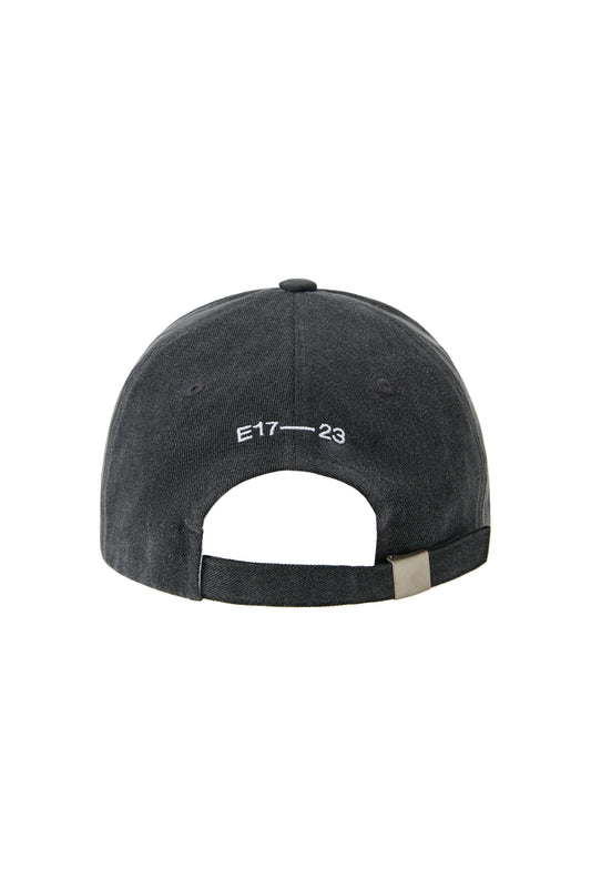 EMIS NEW LOGO PIGMENT BALL CAP-BLACK (Preorder)