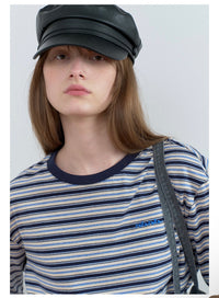 Rolarola Stripe Long Sleeve T-Shirt – Navy & Ivory (Instock)