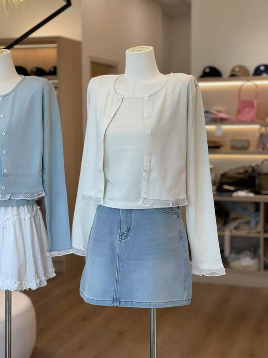 Kelly Designs Three Colors Cami Top and Cardigan Set (Instock)