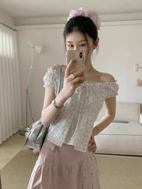 Kelly Designs White Floras Shirt (Instock)