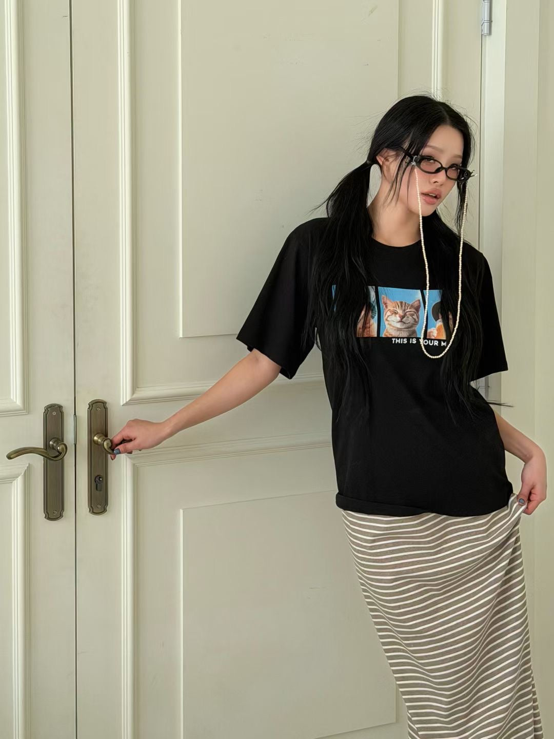 Korean APM Collection Kittens Tshirt-3 Colors (Instock)