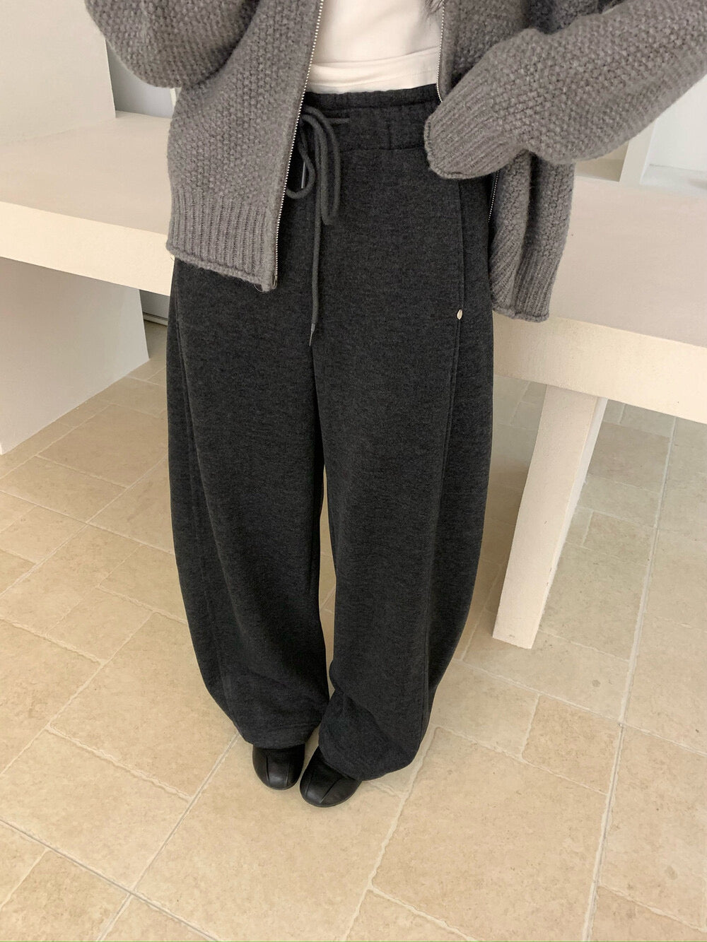 Kelly Designs Fleece-Lined Wool Blend Relaxed Blade-Cut Pants | Upgraded Baby Fleece (Instock)