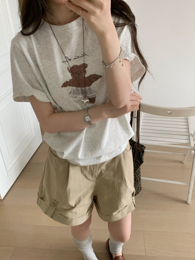 Kelly Designs Ballet Bear Tshirt - 2 Colors（Instock)