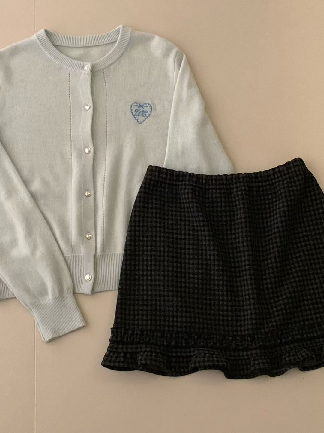 Kelly Designs Light Blue Raccoon Cardigan (Instock)