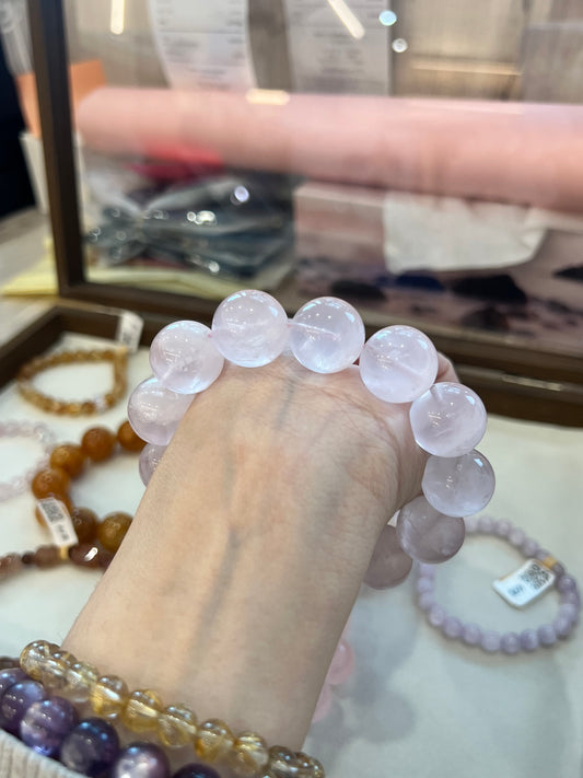 Kelly Designs Natural Pink Crystal Bracelet (Instock)