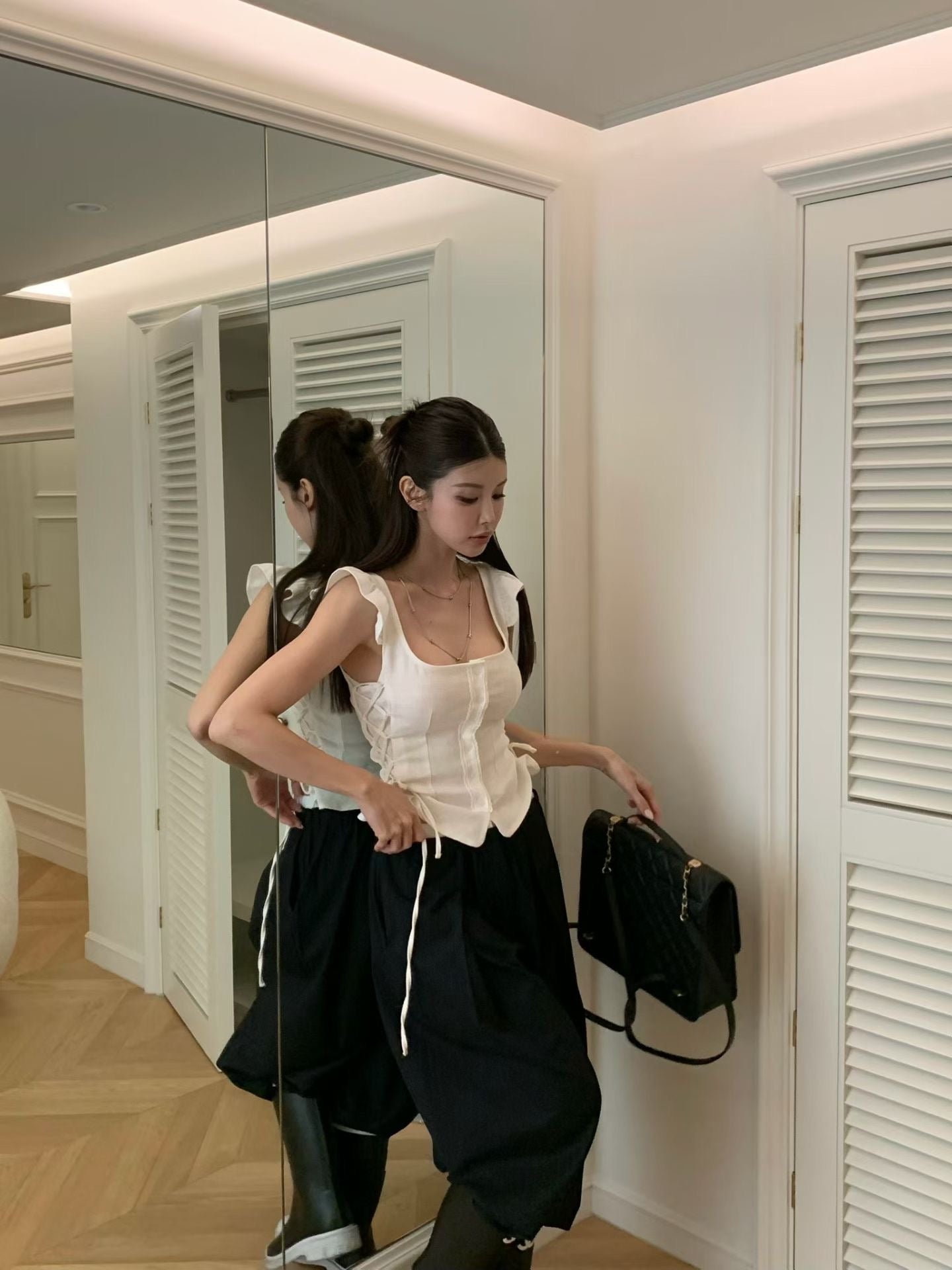 Korean APM Collection Slim Cami Top-2 Colors (Instock)