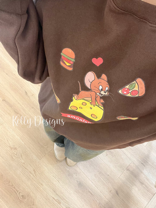 Korean APM Collection Tom&Jerry Fleece Sweatshirt (Instock)