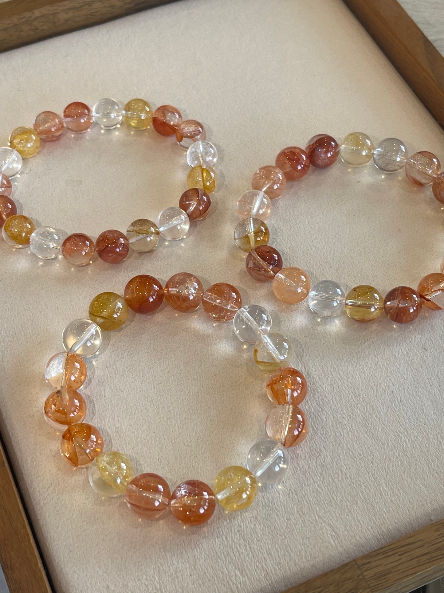 Kelly Designs Koi Gum Flower Natural Crystal (Instock)