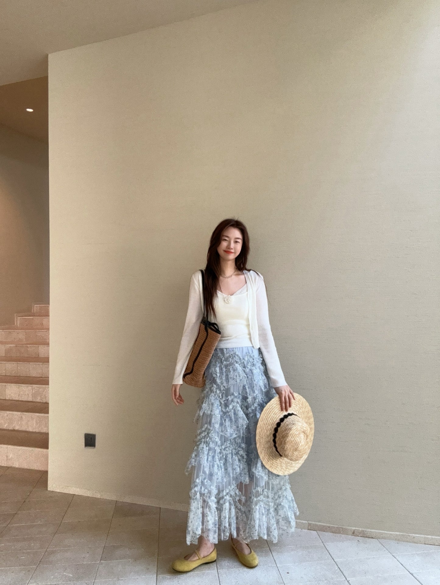 Kelly Designs Romantic Layered Tulle Maxi Skirt – Blue (Instock)