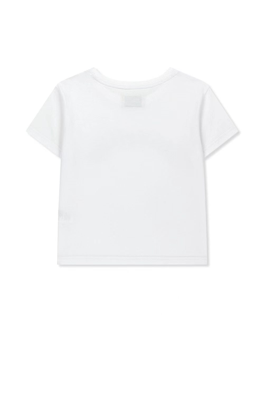 MATIN KIM LOGO CROP TOP IN WHITE (Instock)