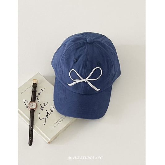 Kelly Designs Bow-Knot Navy Cap(Instock)