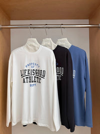 Kelly Designs Oversized Varsity Graphic Long Sleeve Tee (Instock)