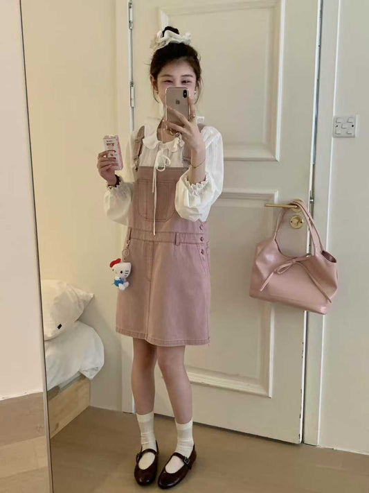 Kelly Designs Pink Denim Dress (Instock)