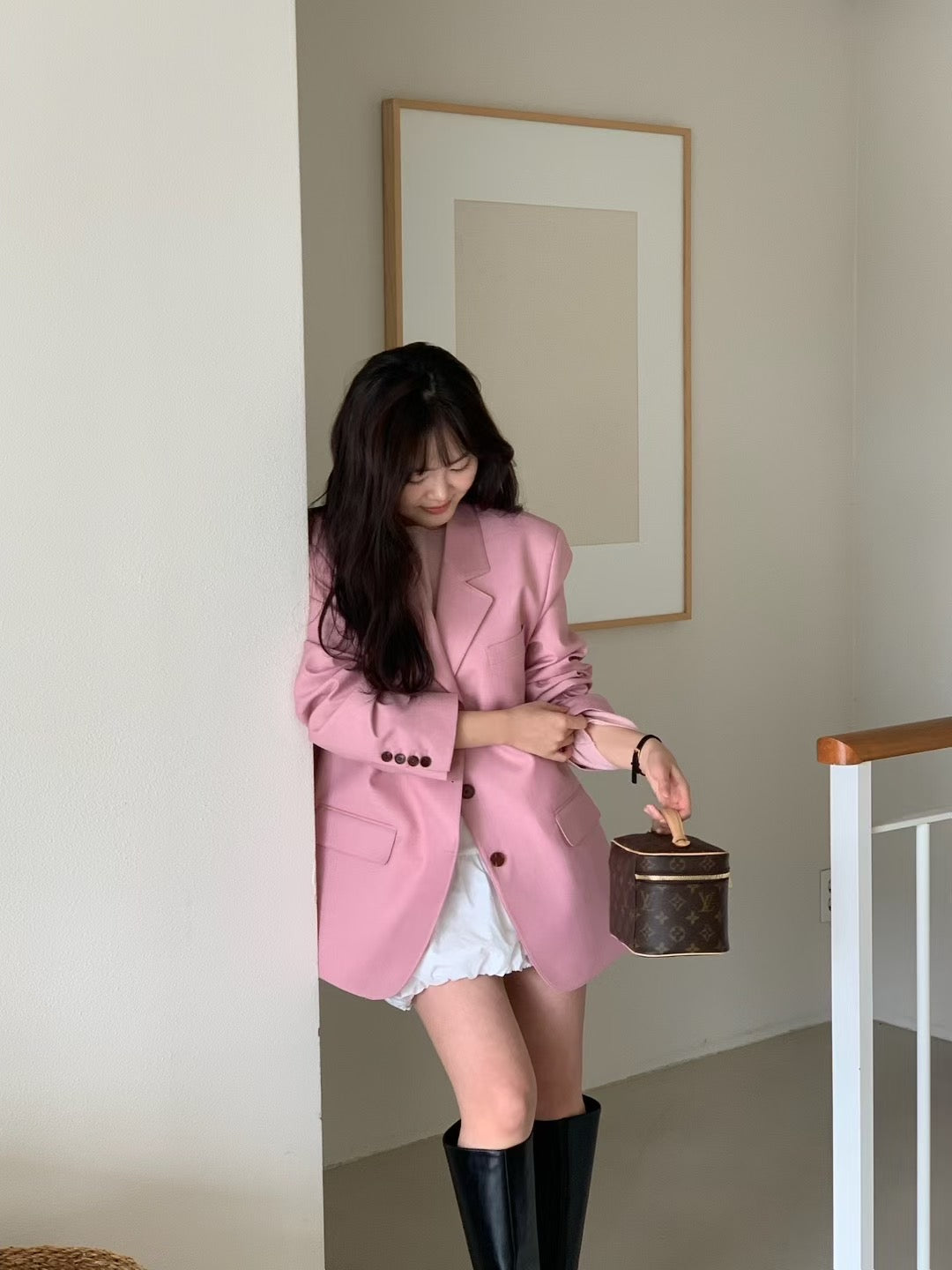 Korean APM Collection Pink Blazer (Instock)