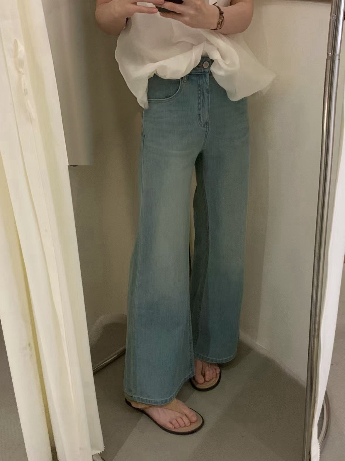 Kelly Designs Straight-Leg Blue Jeans (Instock)