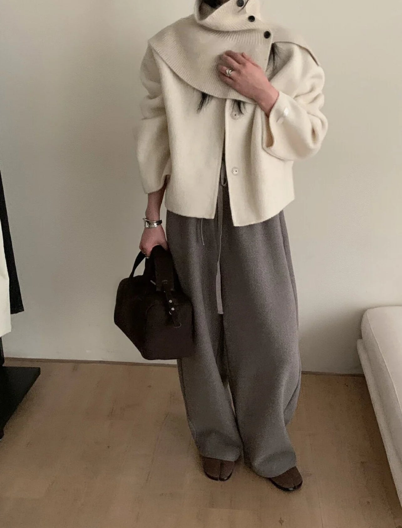 Kelly Designs Wool Coat with Scarf Set(Instock)