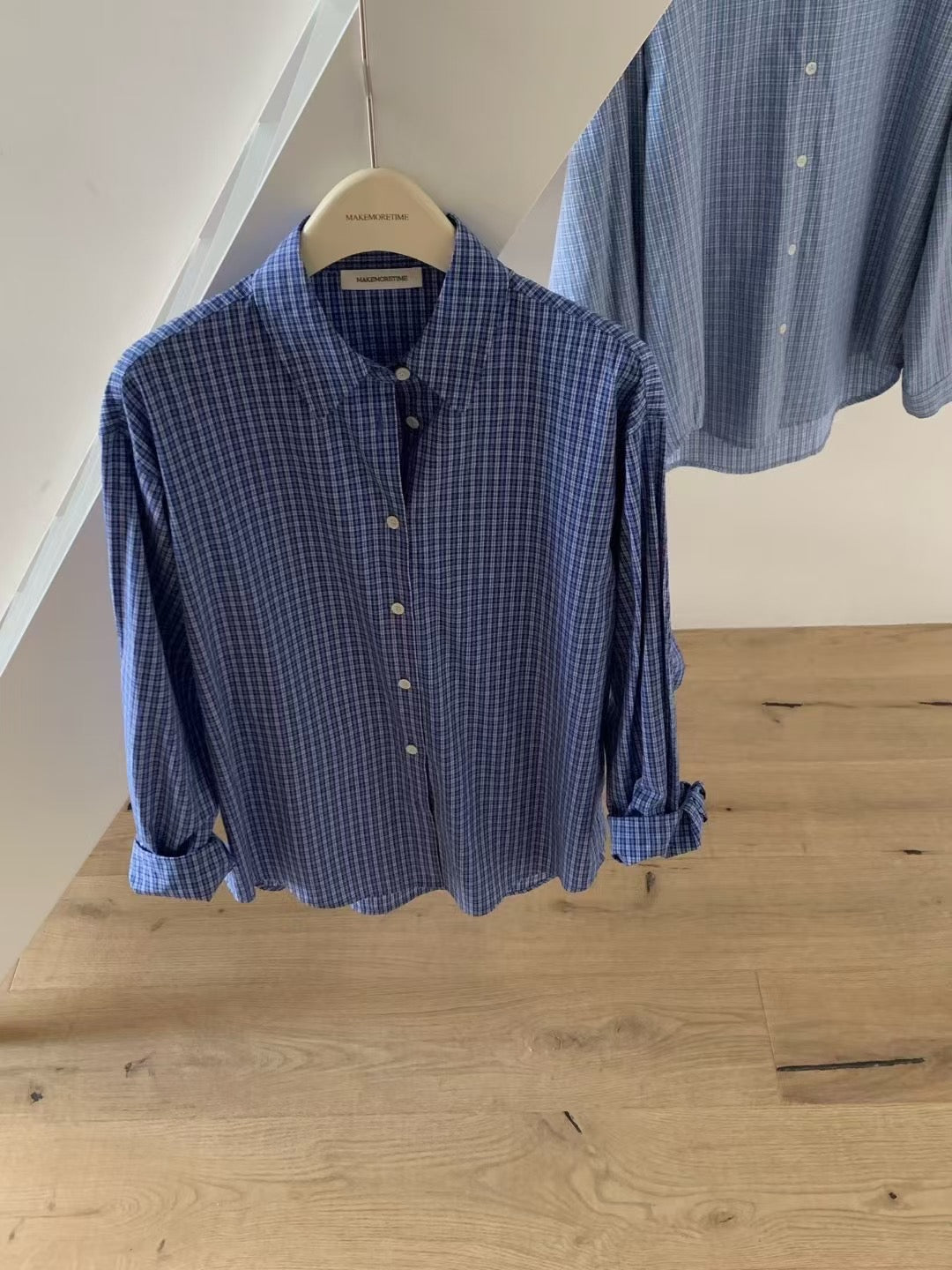 Kelly Designs Plaid Navy Shirt and Vest (Instock)