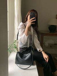 Korean APM Collection Three Colors Leather Bag-2 Straps (Instock)