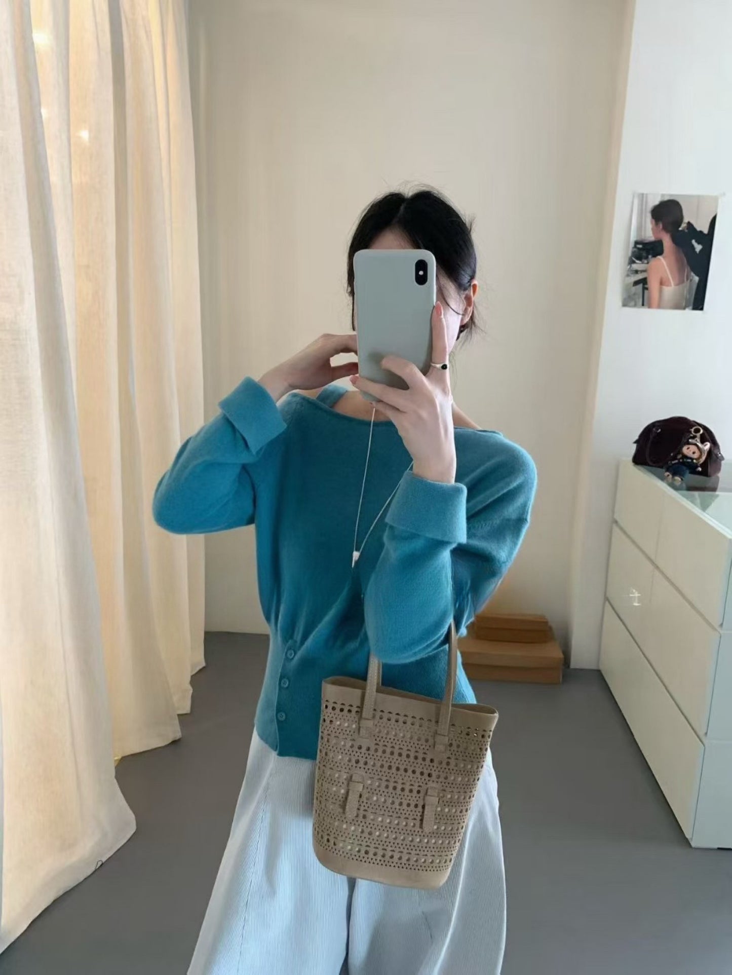 Kelly Designs Off Shoulder Blue Top (Instock)