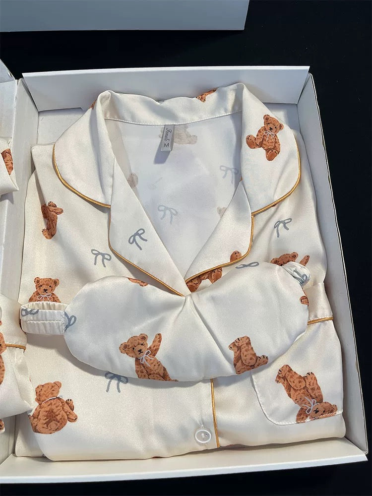 Kelly Designs Bears 4pcs Pajamas Set (Instock)