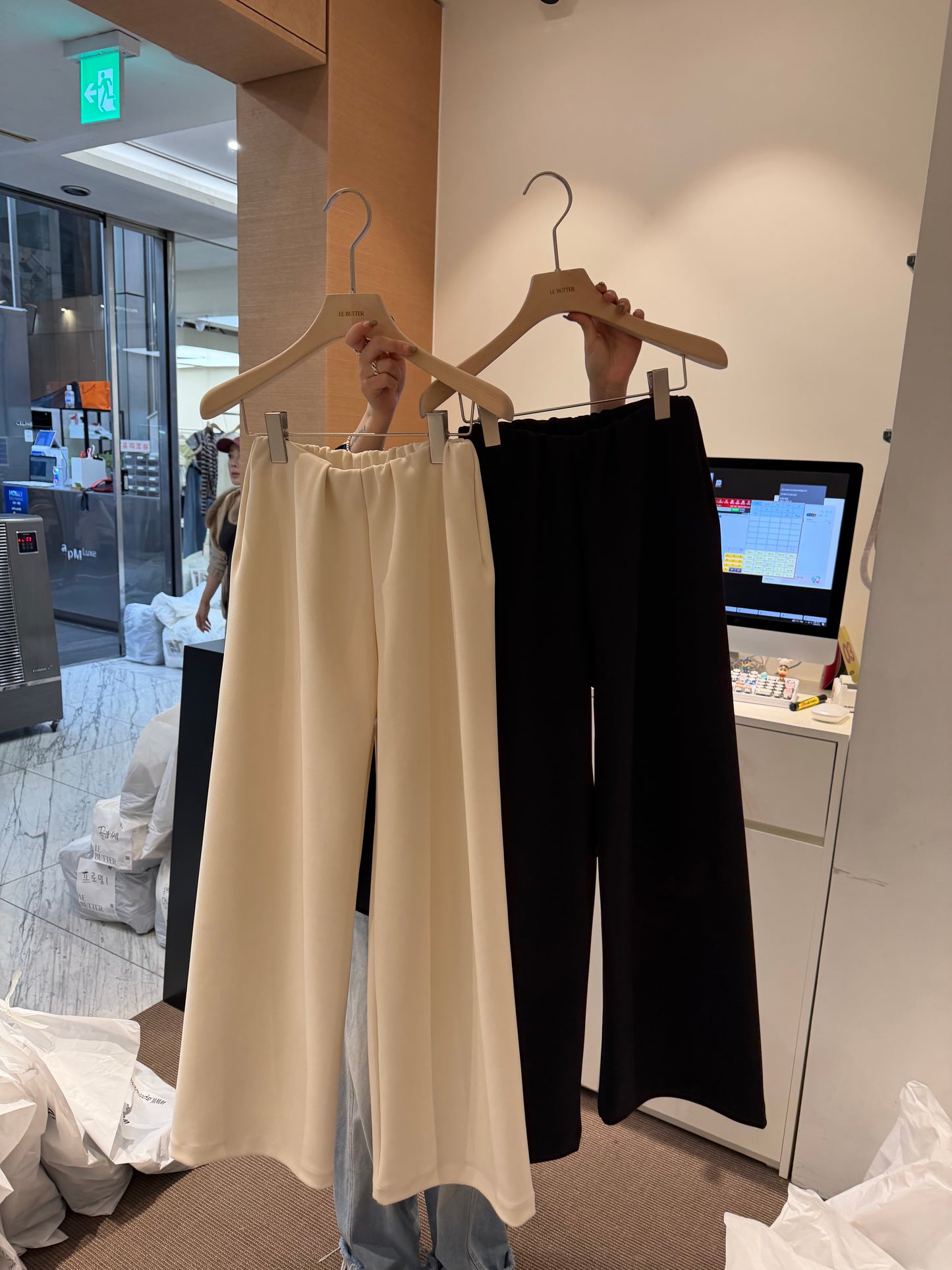 Korean APM Collection Suit Pants-2 Colors (Instock)
