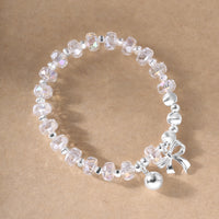 Kelly Designs Bow-Knot Silver Crystal Bracelet (Instock)