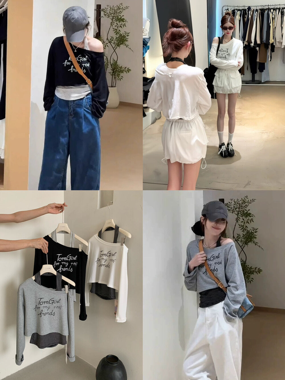 Kelly Designs 2Pcs 3Colors Top (Instock)