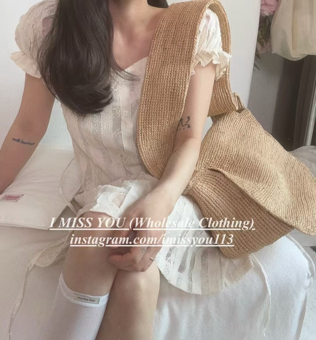 Korean APM Collection I Miss You Mid Dress (Instock)