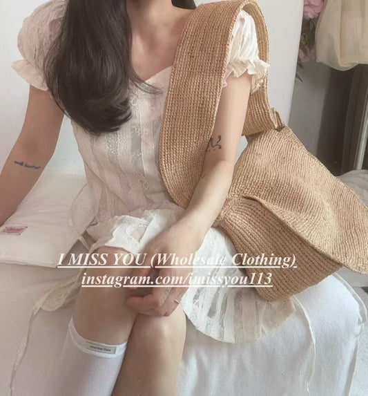 Korean APM Collection I Miss You Mid Dress (Instock)