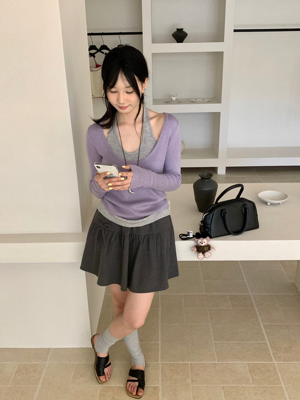 Kelly Designs 3 Colors Fake 2pcs Top (Instock)