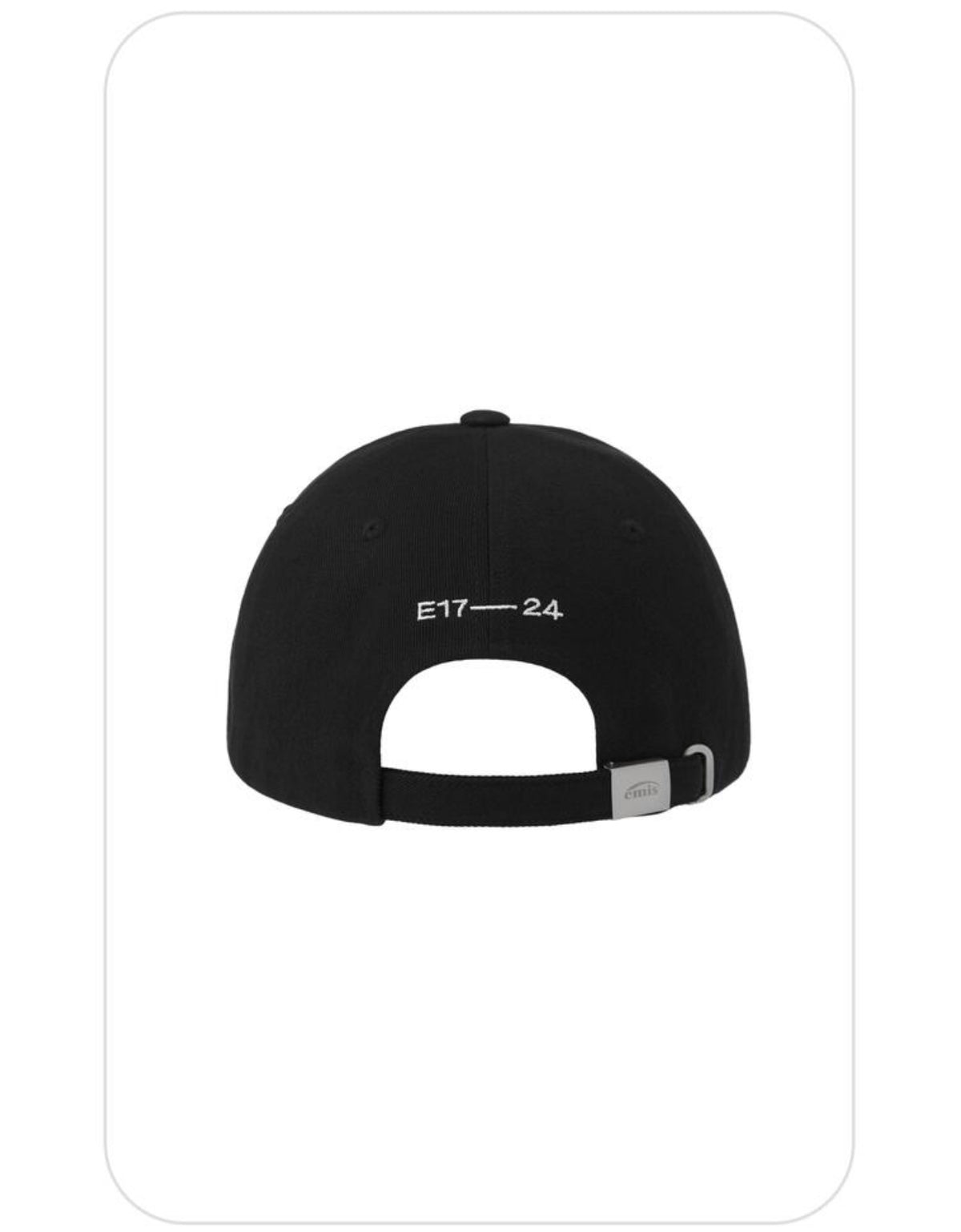 EMIS HEART WAPPEN BALL CAP-BLACK (Preorder)