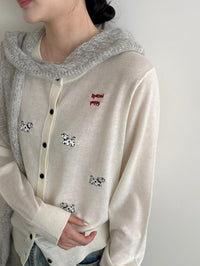 Kelly Designs Fine Wool Embroidered Cardigan - 3 Colors (Instock)