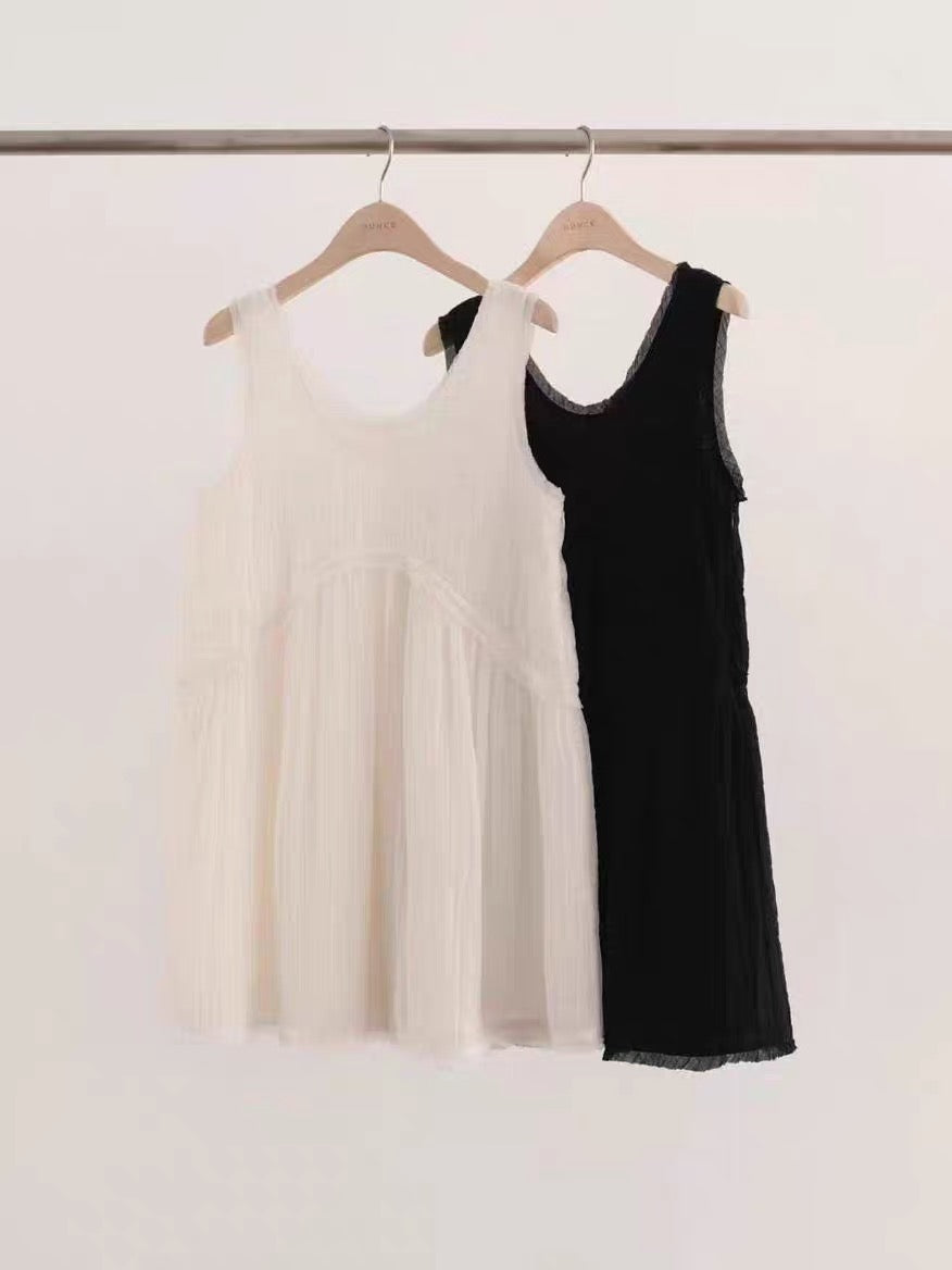 Korean APM Collection Ounce U Neck Dress-2 Colors (Instock)