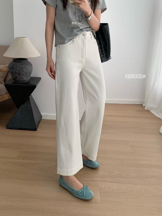 Kelly Designs White Flare Jeans(Instock)