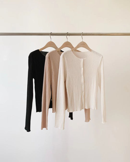 Korean APM Collection Ounce 3 Colors Slim Shirt (Instock)